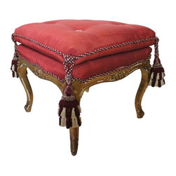 French Louis XV Style Gilt Stool - Products