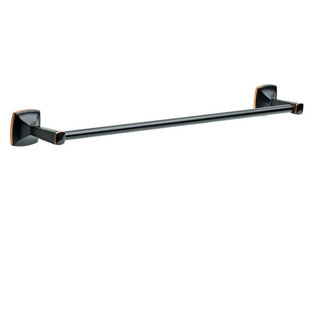 Delta Ely Oil-Rubbed Bronze Single Towel Bar (Common: 24-in; Actual: 24-in)
