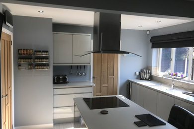 Inspiration for a modern kitchen in West Midlands.