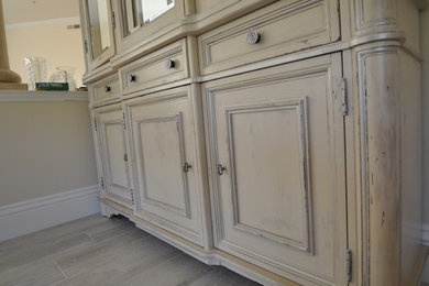 Inspiration for a coastal home design remodel in Other
