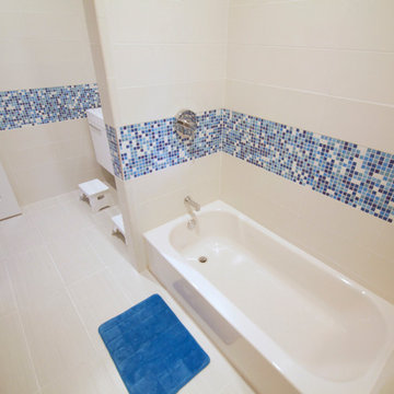 residential tile job - Roseville, MN