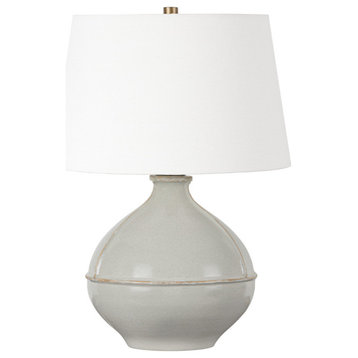 1-Light Table Lamp, Patina Brass