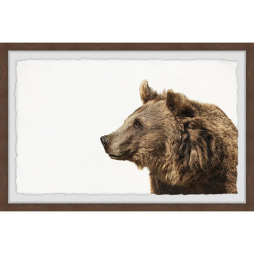 "I Need a Bear Hug" Framed Painting Print, 24x16