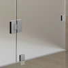 Aston Global SEN987F-CH-4238-10 Completely Frameless Frosted Glass Shower Enclos