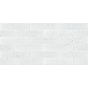 Shaw 194TS Geoscape - 3" x 10" Rectangle Wall Tile - Glossy - White