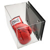 OnDisplay Deluxe UV-Protected Boxing Glove Display Case - Black Base - Luxe Han