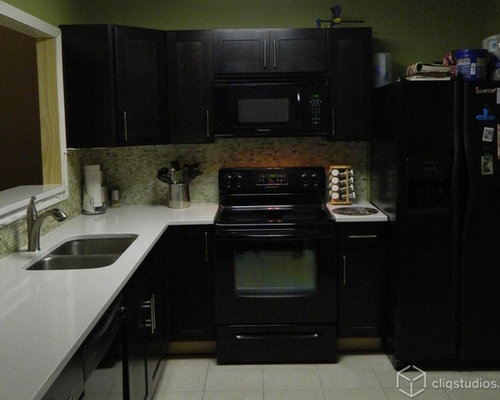 Black Kitchen Cabinets