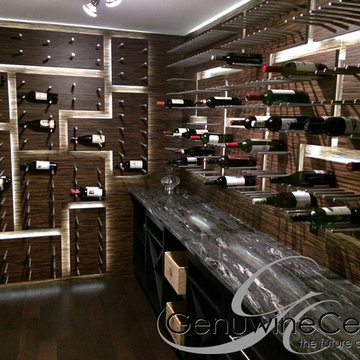 PEG System - Stainless Steel Wine Racks by Genuwine Cellars