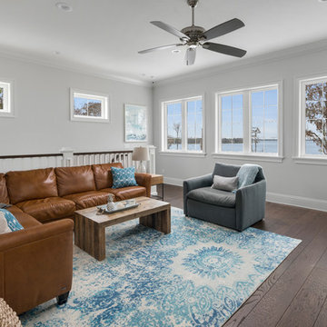 openCoastal Inspired Custom Home Overlooking Lake Butler in Windermere Florida