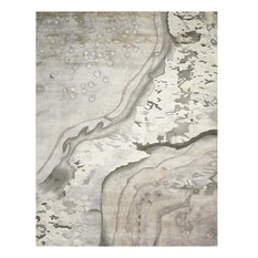 Nourison Prismatic PRS05 Silver Cloud 3'9" x 5'9" Rectangle