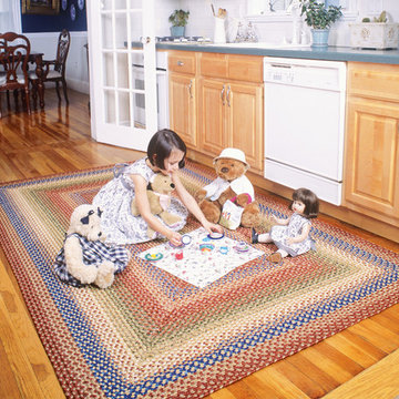 Ultra Durable Venetian Glass Indoor-Outdoor Braided Rug