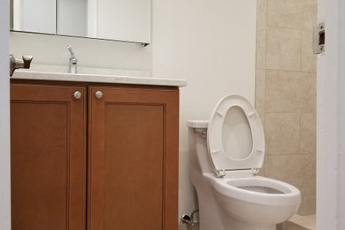Example of a classic bathroom design in Other