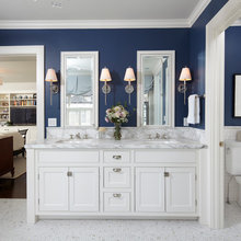Blue and White