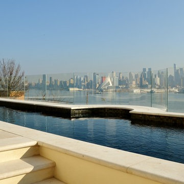 Cliff-side Pool Overlooking the Hudson