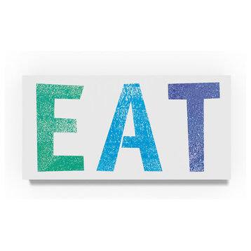 "Eat Letters" by Summer Tali Hilty, Canvas Art