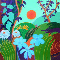 Journey Through the Forest, 30 x 30 in - Paintings