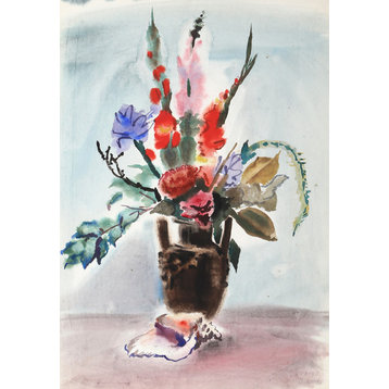 Eve Nethercott, Flowers, P6.47, Watercolor Painting