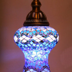 Blue Mosaic Turkish Style Colourful Pendant Lighting - Pendant Lighting