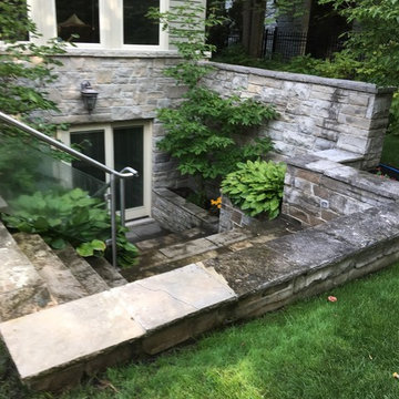 Natural Stone Cleaning Before & After