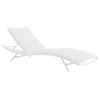 Glimpse Outdoor Patio Mesh Chaise Lounge Set of 2 EEI-4038-WHI-WHI