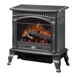 Dimplex Gloss Pewter Traditional I Electric Stove - Freestanding Stoves