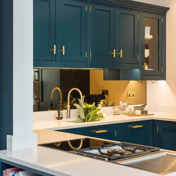 Hague Blue, Shaker Kitchen
