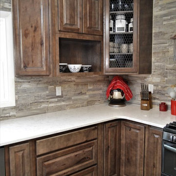 Rensselaer, IN. Haas Signature Collection. Open Farmhouse Kitchen