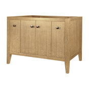 Glenn Single Bathroom Vanity Base Cabinet Only, Weathered Natural, 48"