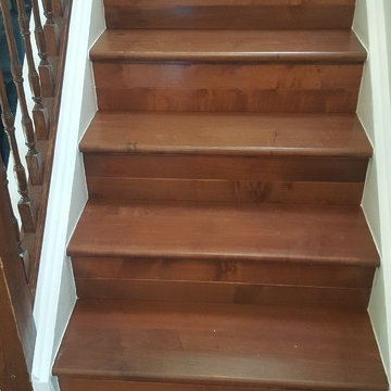 Nutmeg Maple Full Tread & 3 Maple Risers
