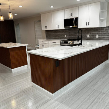 Outdated Kitchen and Living Room Remodel