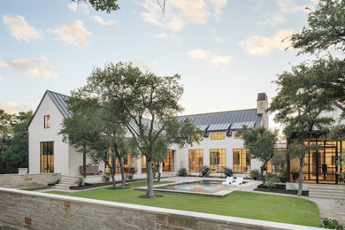 Inspiration for an exterior home remodel in Austin