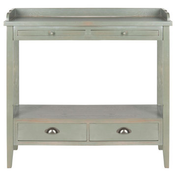 Jacob Console With Storage Drawers Ash Grey