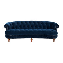 royal blue sofa
