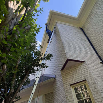 Exterior Painting and Power Washing – Large Custom Home