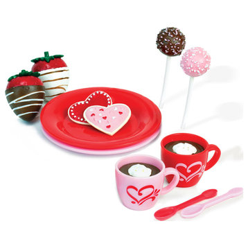 Sophia's Dessert Set with Hot Cocoa, Pink