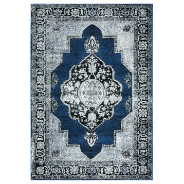 Safavieh Vintage Hamadan Vth219M Traditional Rug, Blue and Gray, 11'0"x15'0"