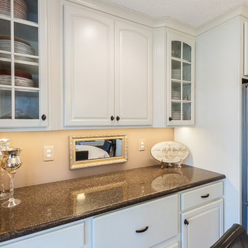 Open Floor Plan in Painted Maple Pearl