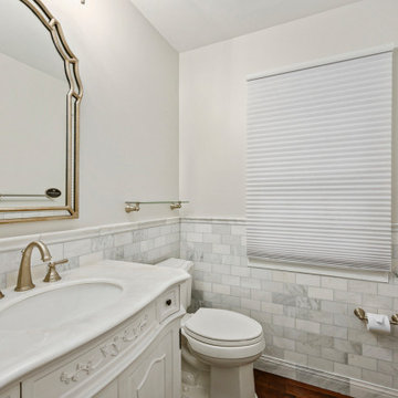 Elegant Powder Room & Entrance Foyer