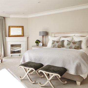 Neutral tones for this inviting bedroom