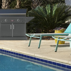 TEC Patio FR Infrared Grill on Stainless Steel Cabinet 44 Inch - Outdoor Grills