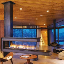 3 Sided Fireplace