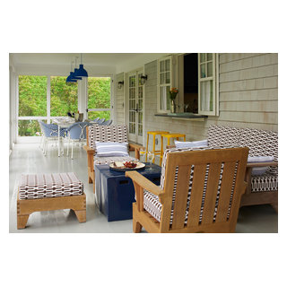 Hamptons Gut Renovation - Beach Style - Porch - New York - by Petrie ...