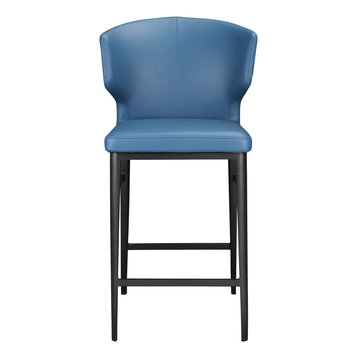 Delaney Counter Stool Steel Blue