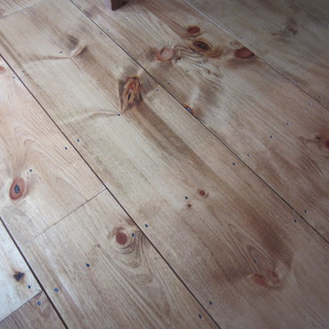East Hampton Wide Plank Eastern White Pine installation and refinishing