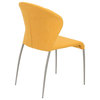 Side Chair in Yellow, Set of 4