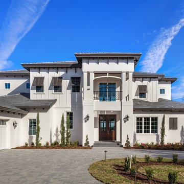 British West Indies Inspired Lakefront Home in Windermere Florida