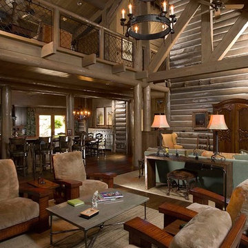 Rocky Mountain Log Homes - Relaxing Rustic Retreat