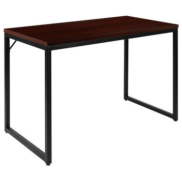 Modern Commercial Grade Desk Industrial Style Computer Desk Sturdy Home...