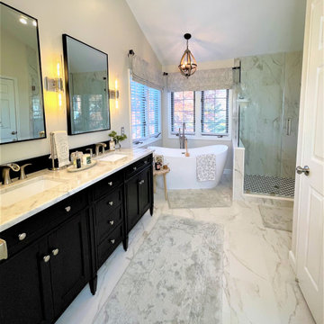 Woodstock residence- Master bath renovation