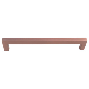 Copper Square Bar Pull Cabinet Handle Stainless 1/2" Thickness Lifetime Warranty